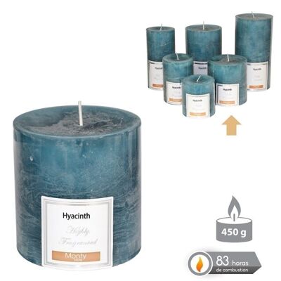AUTUMN BLUE SCENTED CYLINDRICAL CANDLE CL131092