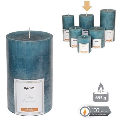 AUTUMN BLUE SCENTED CYLINDRICAL CANDLE CL131093