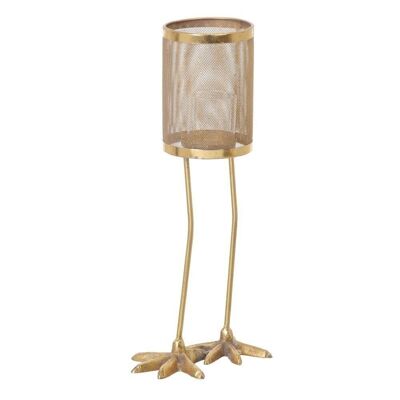 CANDLE HOLDER LEGS GOLD METAL AUTUMN DECORATION CL605324