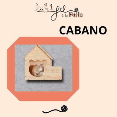 CABANO - the cozy wooden wall-mounted cabin