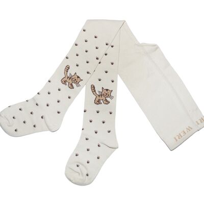 Collants pour enfants >> Funny Cats << sable