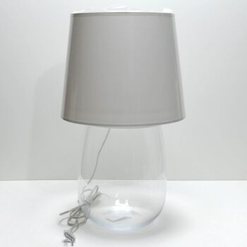 Lampe terrarium nue vase allongé L 1