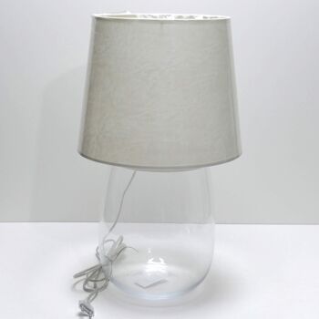 Lampe terrarium nue vase allongé L 2