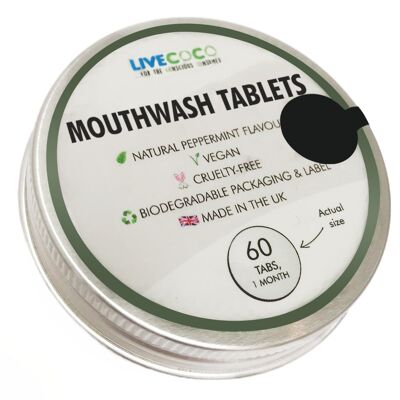 Zero Waste Mundspültabletten (Fluoridfrei)