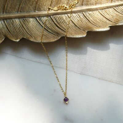 Anita amethyst necklace