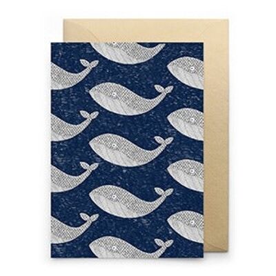 Carta delle balene blu