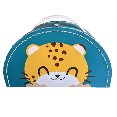 OK 3593 suitcase with tiger print