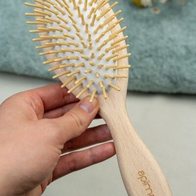 Wooden hairbrush - Set of 3 or 6