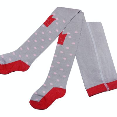 Collant per bambini >> Princess<< grigio