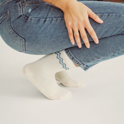 Jeans Zig Zag Chaussettes