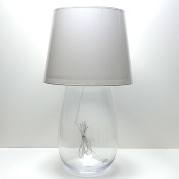 Lampe terrarium nue vase allongé XXL 1