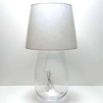 Lampe terrarium nue vase allongé XXL 2