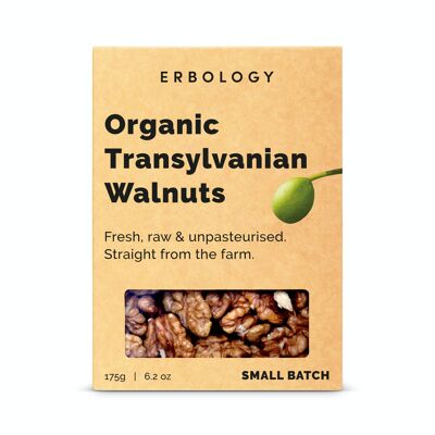 Nueces de Transilvania crudas orgánicas
