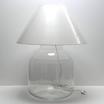 Lampe terrarium nue vase bonbonne XXL 2