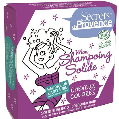 Solid SHAMPOO for COLORED Hair - Cold process