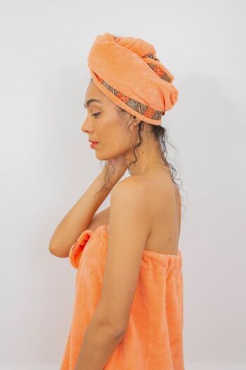 Robe-Peignoir Orange 4