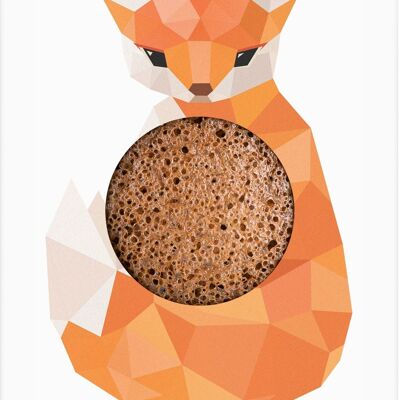 Konjac Mini Pore Refiner Woodland Fox mit Kamille