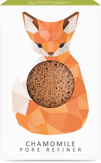 Konjac Mini Pore Refiner Woodland Fox Avec Camomille