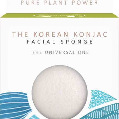The Elements Water - Esponja facial Konjac 100% pura