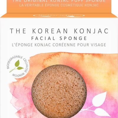 Spugna facciale Konjac Premium con camomilla