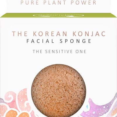 The Elements Air - Spugna per il viso di Konjac calmante alla camomilla e argilla rosa