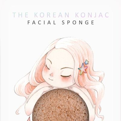 Esponja y gancho de cara Mythical Mermaid Konjac
Arcilla Rosa Francesa