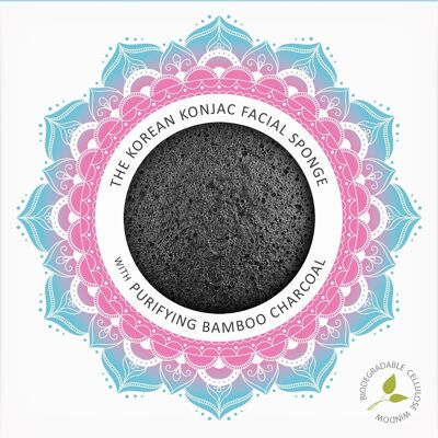 Esponja facial de carbón The Mandala
