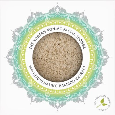 The Mandala Bamboo Extract Face Sponge