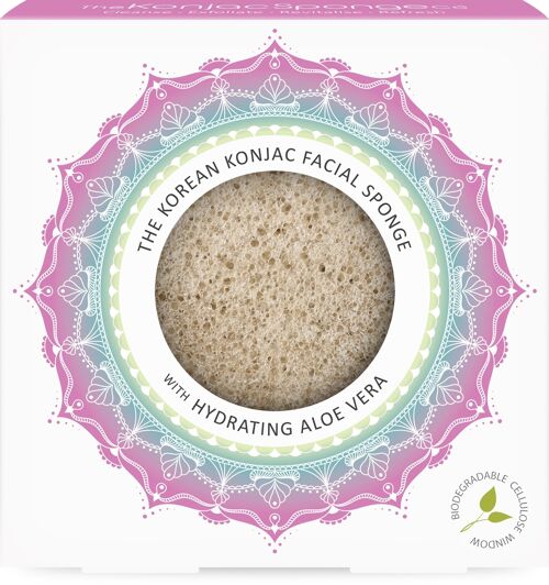 The Mandala Aloe Vera Face Sponge