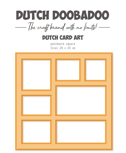DDBD Card Art patchwork square A4