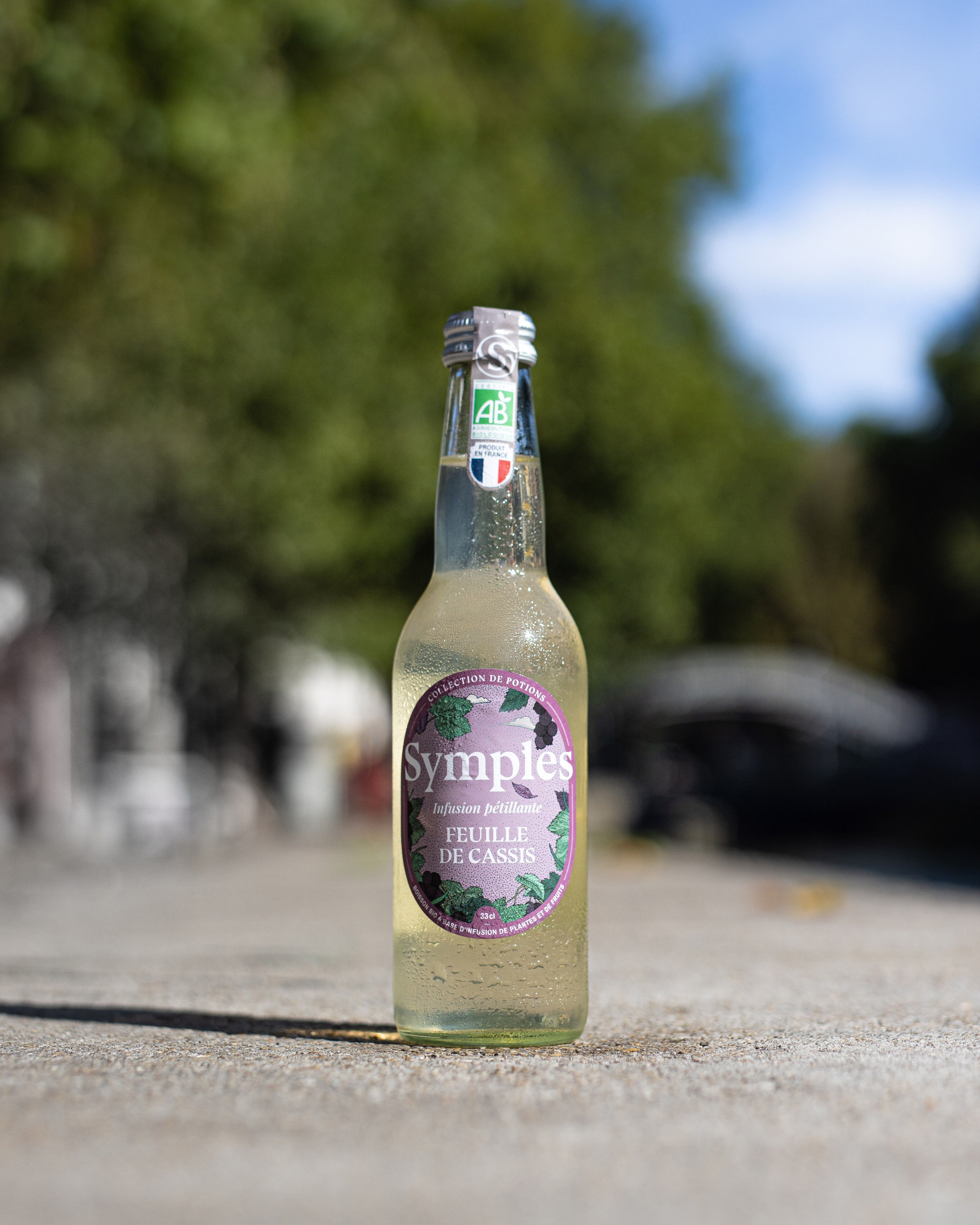 Sparkling infusion Blackcurrant Leaf 33cl