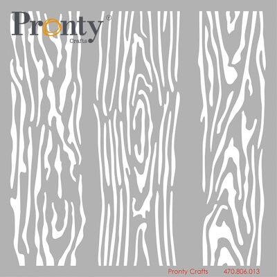 Pronty Crafts Masque pochoir Bois Planches 15x15