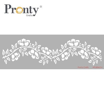 Pronty Crafts Masque pochoir Bordure Romantique 70 x 210mm