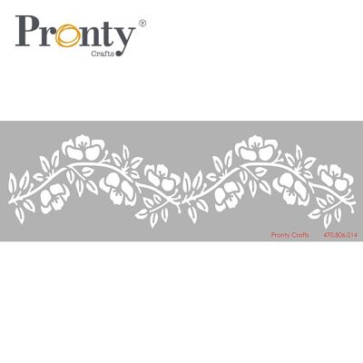 Pronty Crafts Maskenschablone, Bordüre, romantisch, 70 x 210 mm