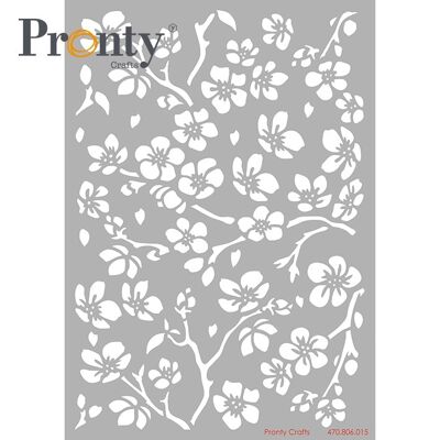 Pronty Crafts Mask stencil A5 Backgr Cherry Blossom