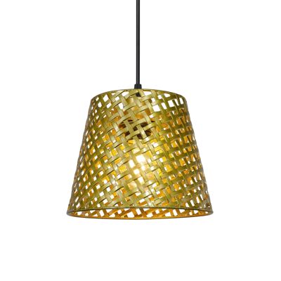 Pendant light in golden metal Tanis Small Model