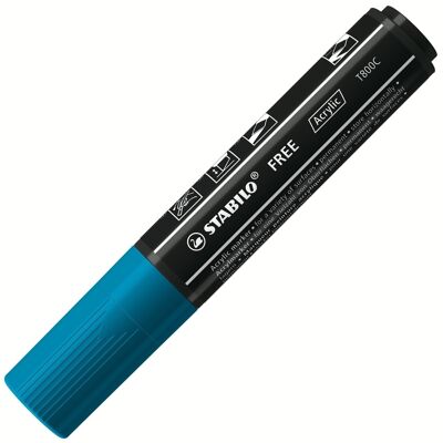 STABILO FREE acrylic broad tip marker T800C - turquoise green