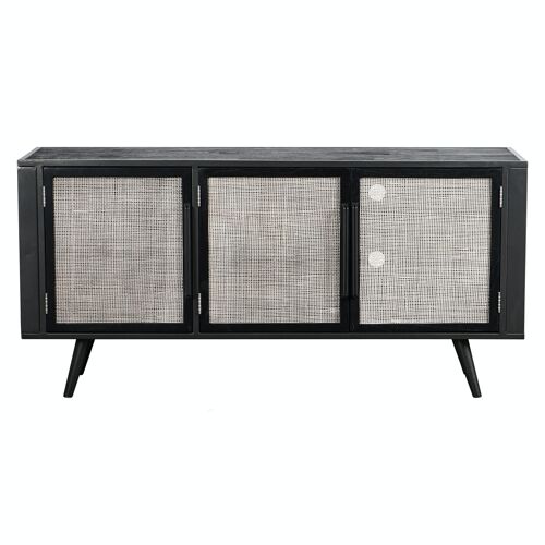 Nordic Mindi Rattan TV Dresser 3 Doors