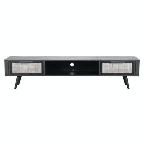 Nordic Mindi Rattan TV Dresser 2 Drawers