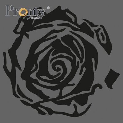 Pronty Crafts Schaumstoffstempel Rose 75x75mm