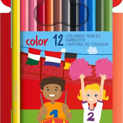 Colored pencils - Cardboard case x 12 STABILO color