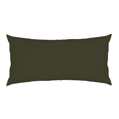 Taie d'oreiller lisse olive