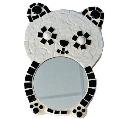 mosaïque, kit, panda mirroir