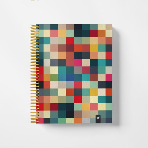 A6 Pocket Colorful Spiral Notebooks | Pixel