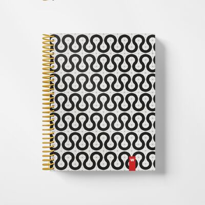 A6 Pocket Colorful Spiral Notebooks | Circle