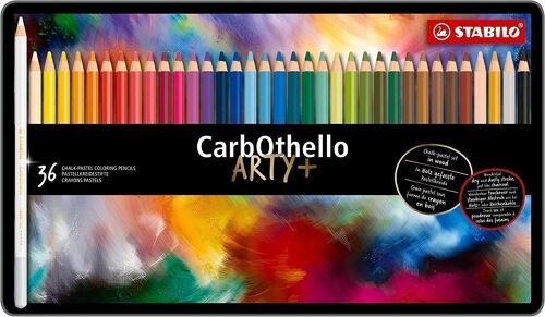 Cayons pastel - Boîte métal x 36 STABILO CarbOthello ARTY+