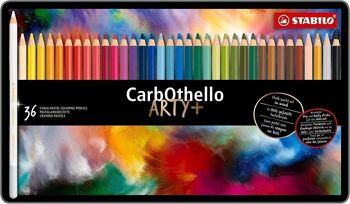Cayons pastel - Boîte métal x 36 STABILO CarbOthello ARTY+ 1