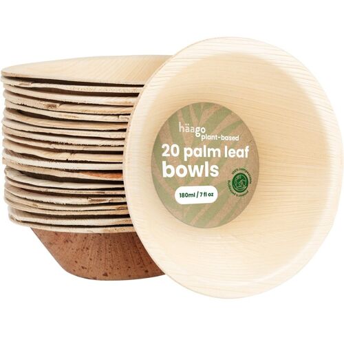 20 Palm Leaf Sauce Bowls