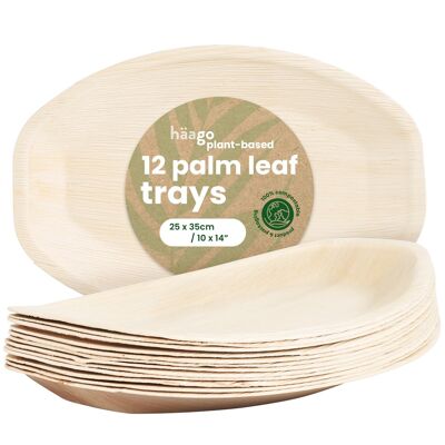 20 Palm Leaf Trays