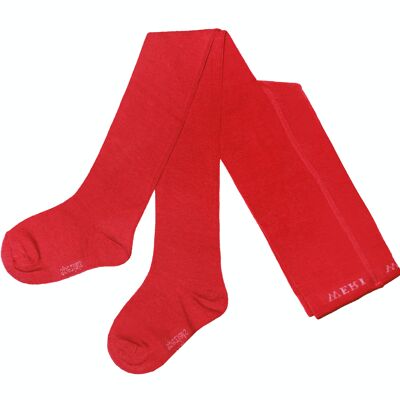 Collant in Cotone per Bambini >>Rosso<< Tinta Unita UNI in morbido cotone